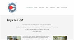 Desktop Screenshot of goyukan-usa.com