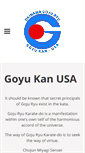 Mobile Screenshot of goyukan-usa.com